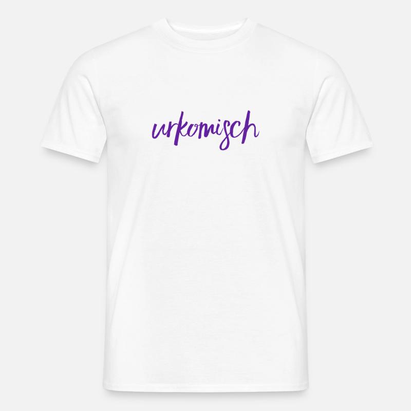 das ist witzig - Männer T-Shirt - Weiß