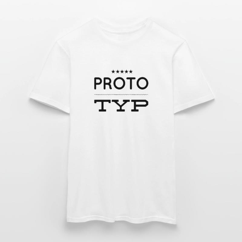 vor dir steht ein Prototyp Männer T-Shirt