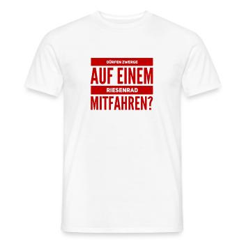 auf dem Riesenrad - Männer T-Shirt - Weiß - Vorne - AI Model Male 178 dark (178cm)