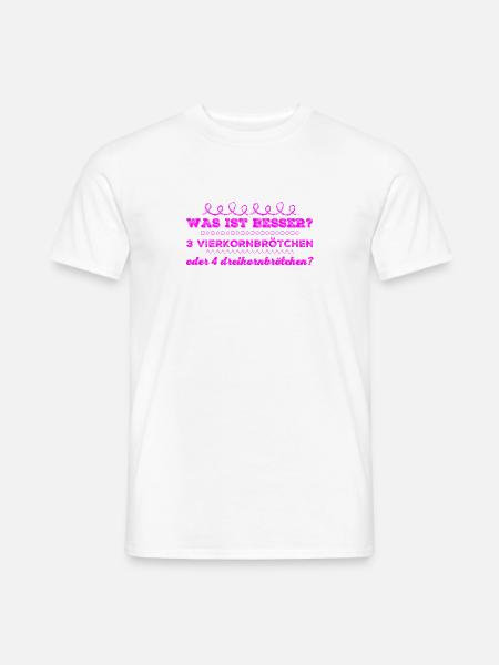 was darf es sein? - Männer T-Shirt - Weiß