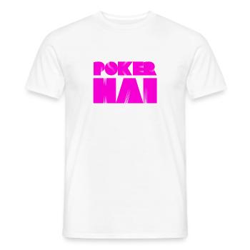 ich bin ein starker Pokerspieler - Männer T-Shirt - Weiß - Vorne - AI Model Male 178 dark (178cm)