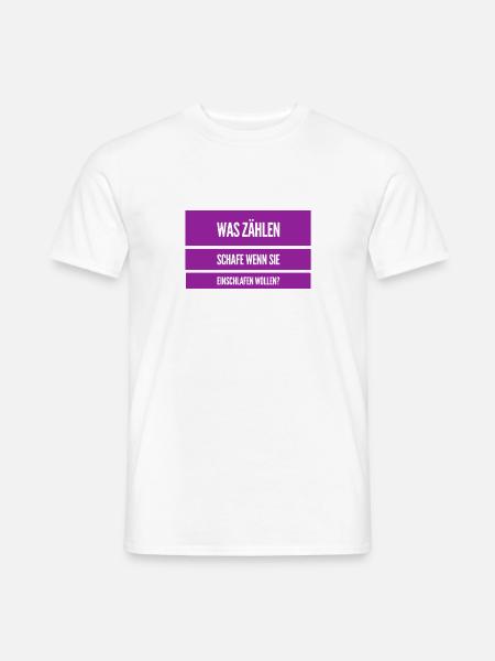 Probleme beim einschlafen - Männer T-Shirt - Weiß