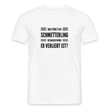 was fühlen die? - Männer T-Shirt - Weiß - Vorne - AI Model Male 178 dark (178cm)