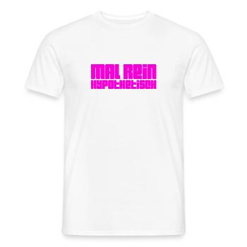 Horaires acceptés - T-shirt homme - blanc - Devant - AI Model Male 178 dark (178cm)