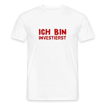 investieren geht immer - Männer T-Shirt - Weiß - Vorne - AI Model Male 178 dark (178cm)