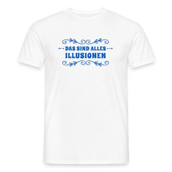 das sind fake news - Männer T-Shirt - Weiß - Vorne - AI Model Male 178 dark (178cm)