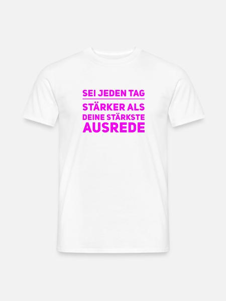 be stronger every day - Men's T-Shirt - white