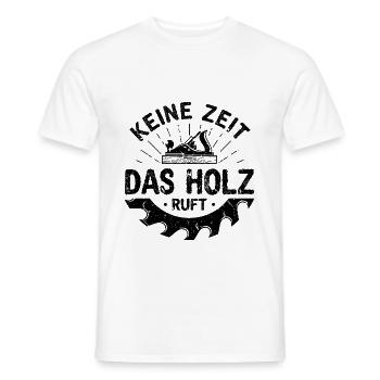 Schreiner Werkzeug Tischlerwinkel Schreinerei - Männer T-Shirt - Weiß - Vorne - AI Model Male 178 dark (178cm)