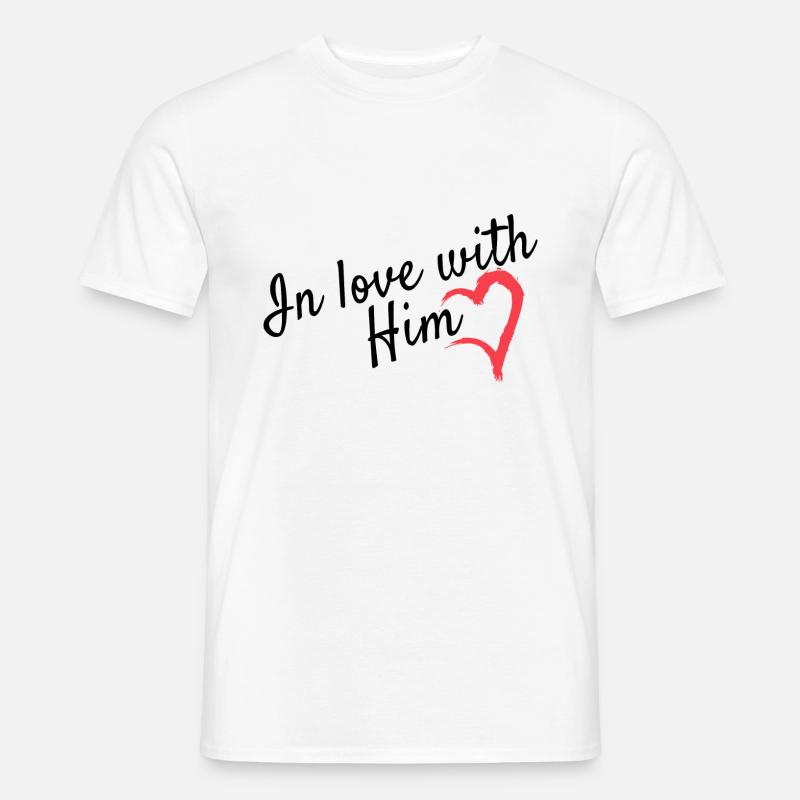 Kære partner look - Mænd T-shirt - hvid