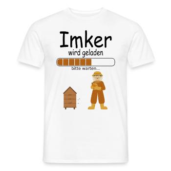 Angehende Imker werden Anfänger Ausbildung Baby - Männer T-Shirt - Weiß - Vorne - AI Model Male 178 dark (178cm)