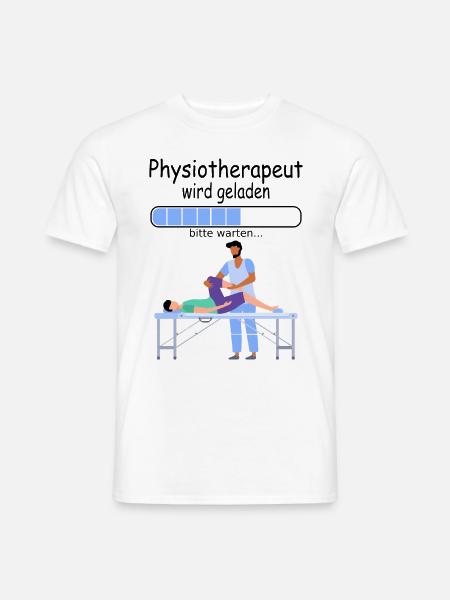 Angehende Physiotherapeut Physiotherapie Ausbildun - Männer T-Shirt - Weiß