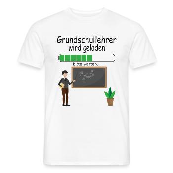 Angehende Grundschullehrer in Ausbildung Baby - Männer T-Shirt - Weiß - Vorne - AI Model Male 178 dark (178cm)