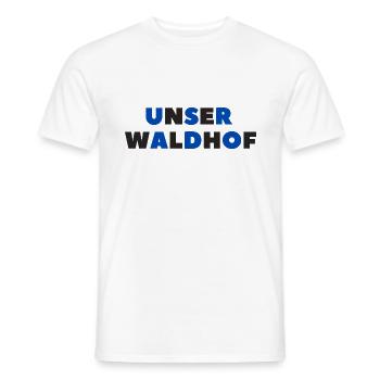Unser Waldhof - Männer T-Shirt - Weiß - Vorne - AI Model Male 178 dark (178cm)