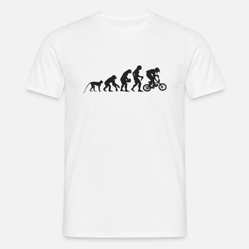 Evolution BMX - Männer T-Shirt - Weiß