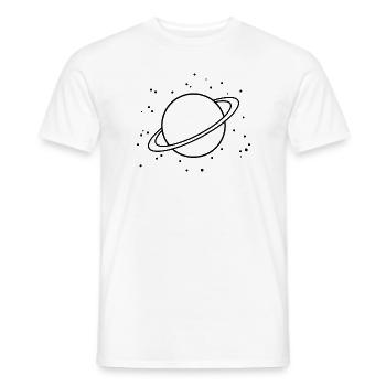 planète - T-shirt homme - blanc - Devant - AI Model Male 178 dark (178cm)