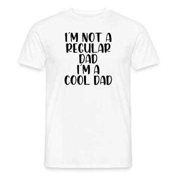 I´m not a regular dad I´m a cool dad - Männer T-Shirt - Weiß - Vorne - AI Model Male 178 dark (178cm)