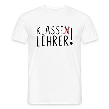 Klasse Lehrer - Männer T-Shirt - Weiß - Vorne - AI Model Male 178 dark (178cm)