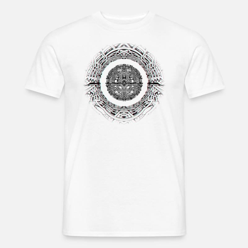3D Anaglyph - Maya - Männer T-Shirt - Weiß