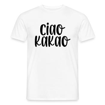 Ciao Kakao - Männer T-Shirt - Weiß - Vorne - AI Model Male 178 dark (178cm)
