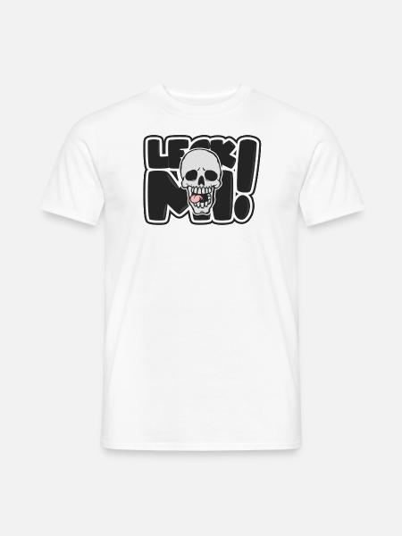 Leck mi - Männer T-Shirt - Weiß