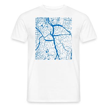 Struktur Krakel / Hintergrund - Männer T-Shirt - Weiß - Vorne - AI Model Male 178 dark (178cm)