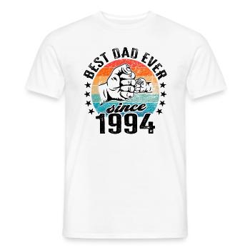 Bester Papa der Welt seit 1994 Vatertag - Männer T-Shirt - Weiß - Vorne - AI Model Male 178 dark (178cm)