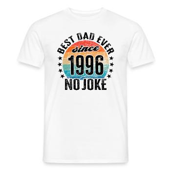Bester Papa der Welt seit 1996 Vatertag - Männer T-Shirt - Weiß - Vorne - AI Model Male 178 dark (178cm)