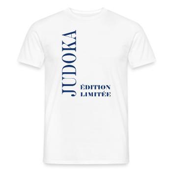 judoka - T-shirt homme - blanc - Devant - AI Model Male 178 dark (178cm)