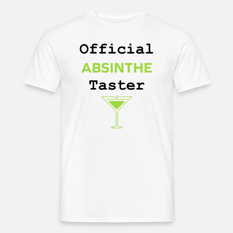 Offizielle Absinth-Verkostung - Männer T-Shirt - Weiß