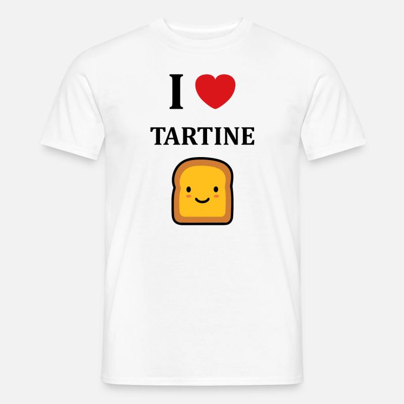 Handvoll - Männer T-Shirt - Weiß