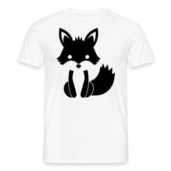 Renard - T-shirt homme - blanc - Devant - AI Model Male 178 dark (178cm)