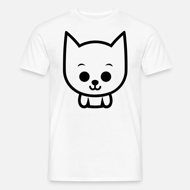 Fuchs - Männer T-Shirt - Weiß
