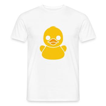 humour canard - T-shirt homme - blanc - Devant - AI Model Male 178 dark (178cm)