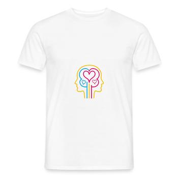 sensibilisation santé mentale - T-shirt homme - blanc - Devant - AI Model Male 178 dark (178cm)
