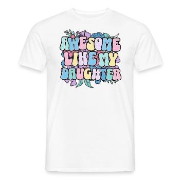 Großartig wie meine Tochter Mama Mama - Männer T-Shirt - Weiß - Vorne - AI Model Male 178 dark (178cm)