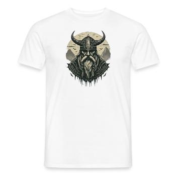 Nordic - Men's T-Shirt - white - Front - AI Model Male 178 dark (178cm)