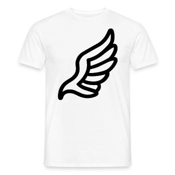 Angel Wings - Men's T-Shirt - white - Front - AI Model Male 178 dark (178cm)