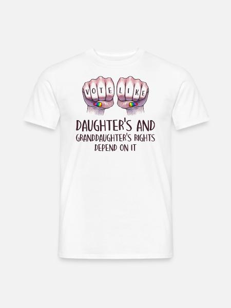 Oma Feminismus Kleines Mädchen Oma - Männer T-Shirt - Weiß
