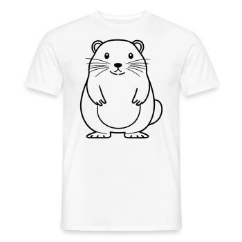 Marmot - Men's T-Shirt - white - Front - AI Model Male 178 dark (178cm)