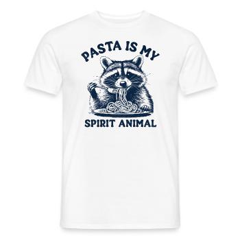 Pasta is my Spirit Animal - Männer T-Shirt - Weiß - Vorne - AI Model Male 178 dark (178cm)