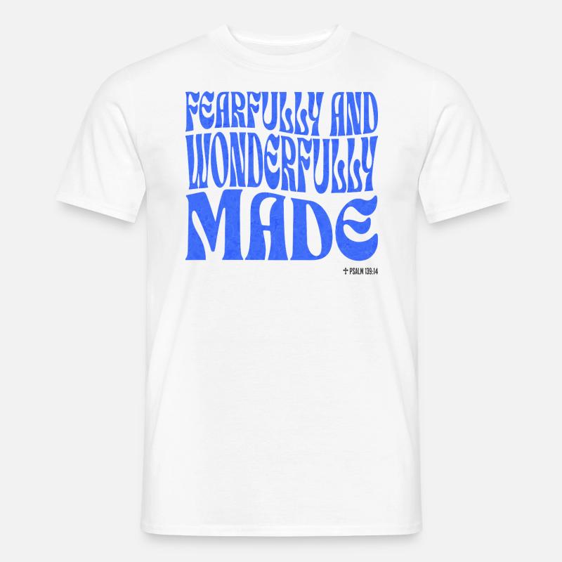 Christentum Christlicher Bibelvers - Männer T-Shirt - Weiß