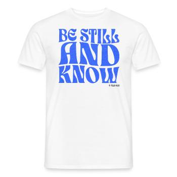 Christianity Christian Bible Verse - Men's T-Shirt - white - Front - AI Model Male 178 dark (178cm)