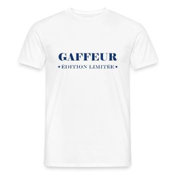 Gaffeur - T-shirt homme - blanc - Devant - AI Model Male 178 dark (178cm)