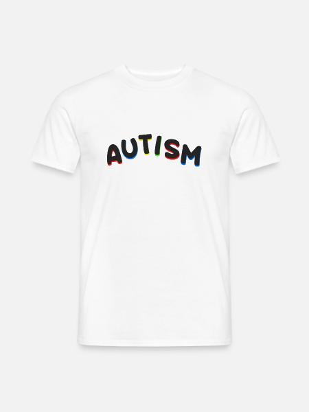 Autism beautiful gift idea - Men's T-Shirt - white