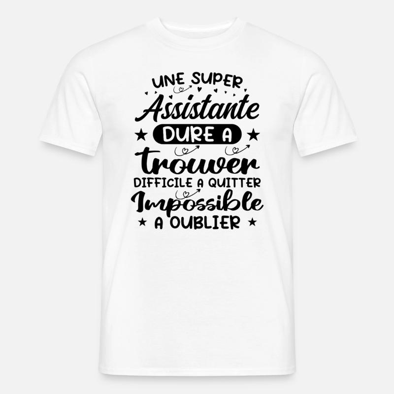 Ein Super Assistant - Assistent Geschenk - Männer T-Shirt - Weiß