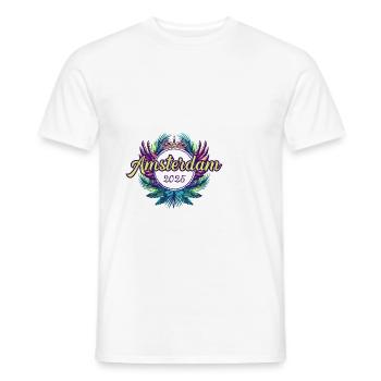 Amsterdam 2025 Team - Men's T-Shirt - white - Front - AI Model Male 178 dark (178cm)