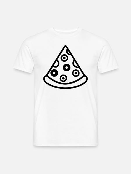 Pizza slice - Men's T-Shirt - white