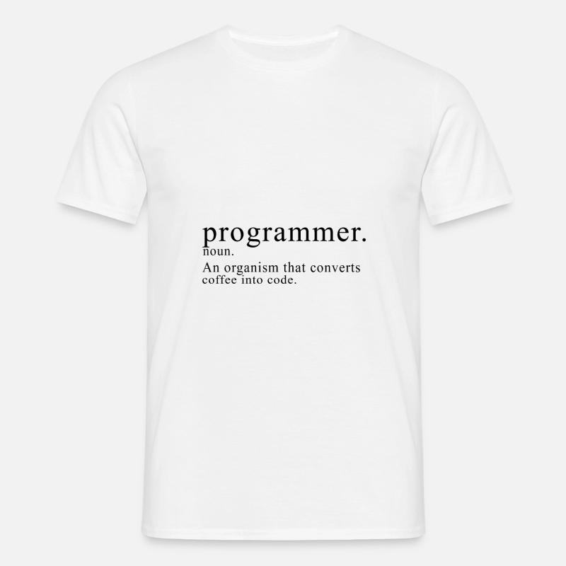 Programmer Description - Men's T-Shirt - white