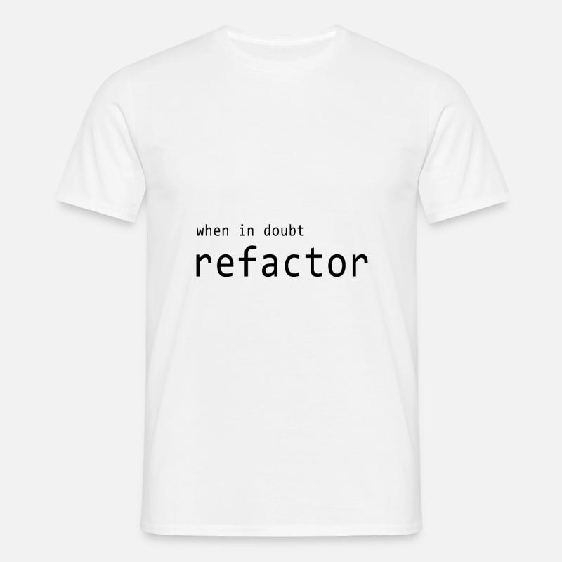 Programmer - refactor code - Men's T-Shirt - white