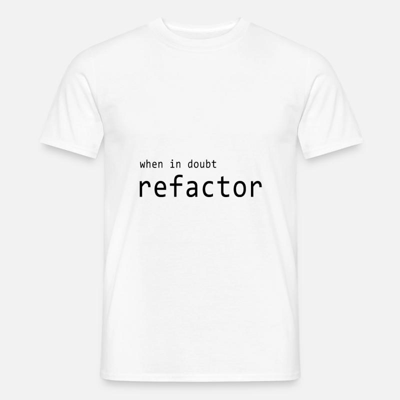 Software Entwickler - Refactor - Männer T-Shirt - Weiß